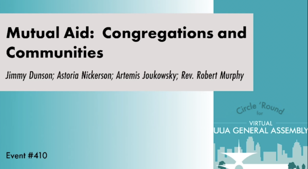 Mutual Aid Congregations and Communities Workshop