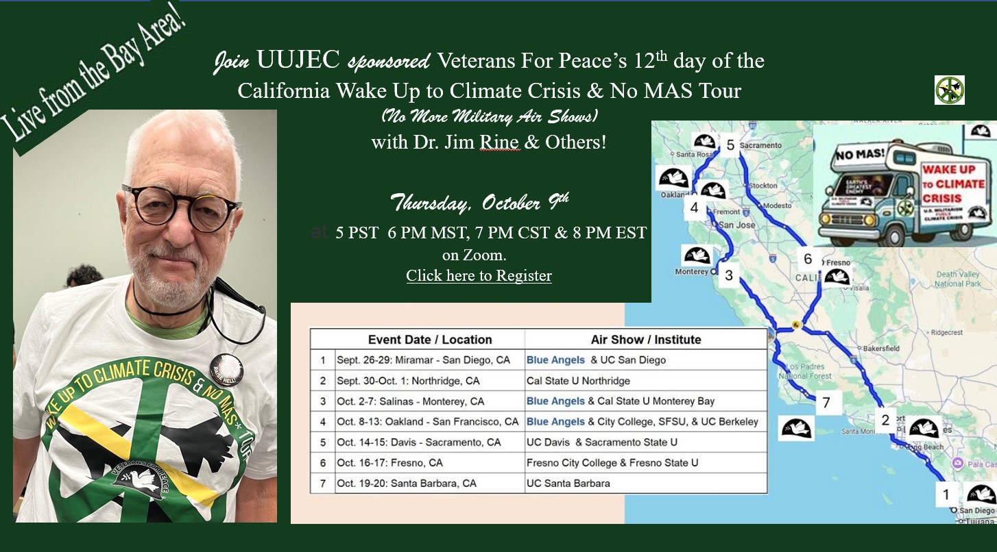 Veterans for Peace: No MAS!